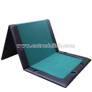 Folding Poker Game Table Top
