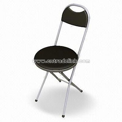 Folding Stool with PVC Seat
