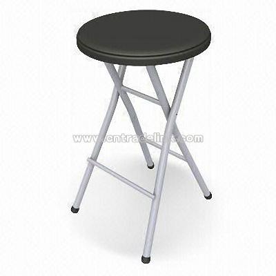 Folding Stool with PVC Seat