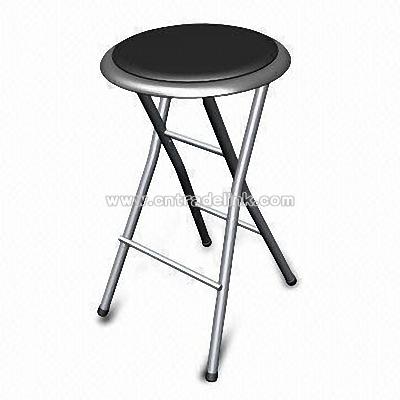 Folding Stool with PVC Seat
