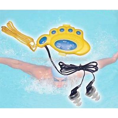Foot Shape Swimming Radio