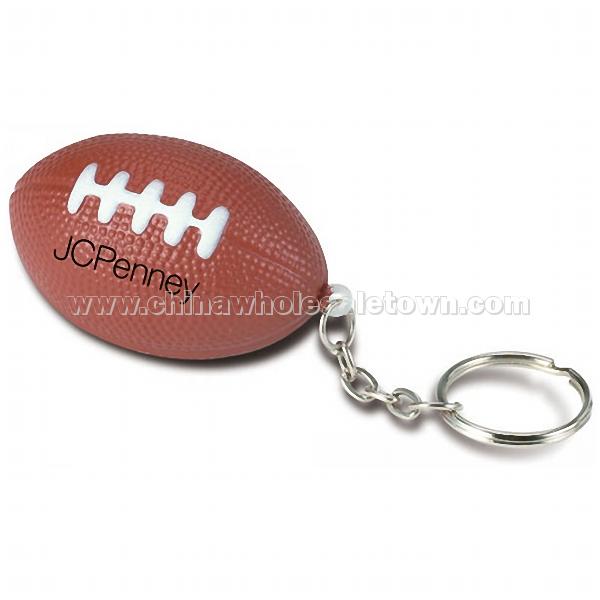 Football Key Chain Stress Balls