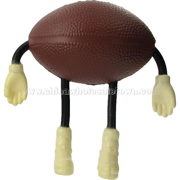 Football Man Shaped Stress Balls