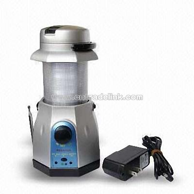 Fordable Wind-up Camping Lantern Radio