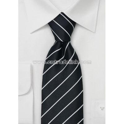 Formal Silk Ties Black & White necktie