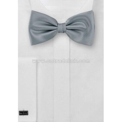 Formal bow tie in solid silver