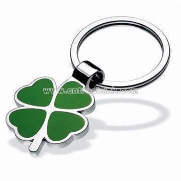 Four-leaf Clover Shaped Classic Metal Keychain