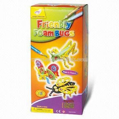 Friendly Foam Bugs DIY Toy