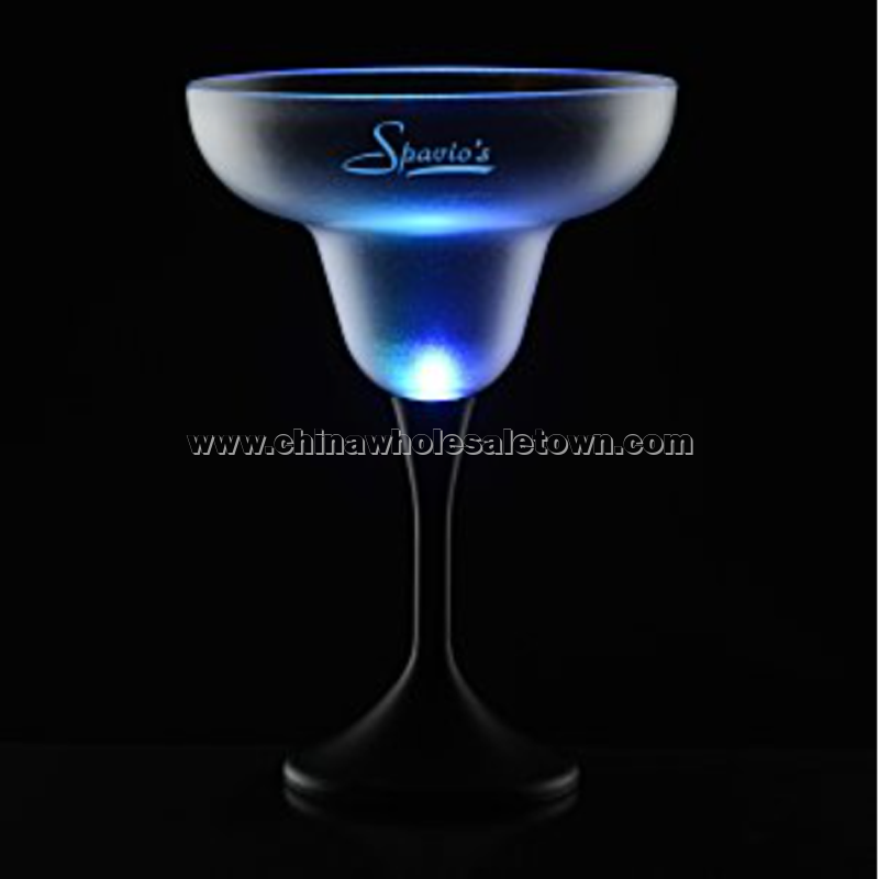 Frosted Light-Up Margarita Glass - 8 oz.