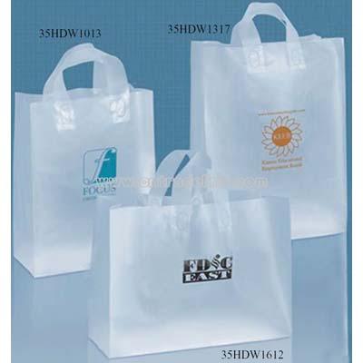 Frosted Plastic Shopping Bag