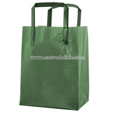 Frosted Tri-Fold Handle Shopping Bags