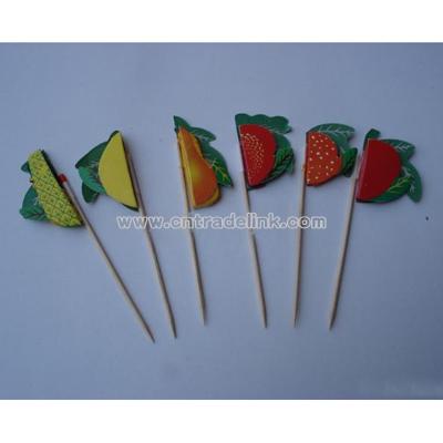 Fruit shape toothpicks