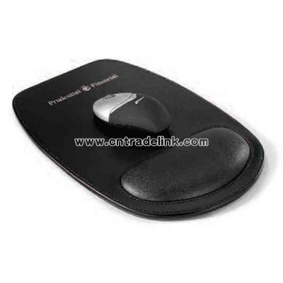 Full grain leather mouse pad