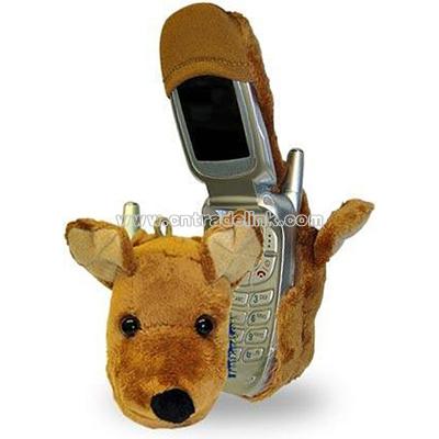 Fun Friends Buster Flip Dog Plush Animal Cell Phone Cover