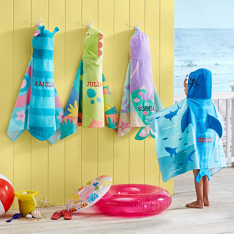 Fun-in-the-Sun Personalized Hooded Beach