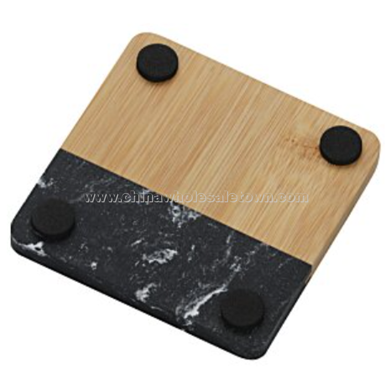 Fuse Marble & Bamboo Coaster