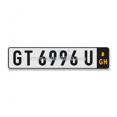 GH License Plate