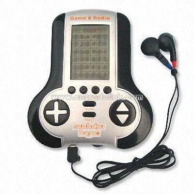 Game Machine with FM Auto Scan Radio and Colorful Large Screen Display