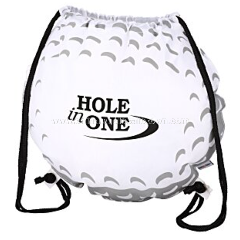 Game Time! Golf Ball Drawstring Backpack