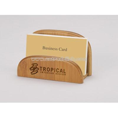 Garde Bamboo Business Card Holder