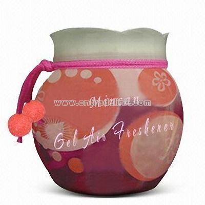 Gel Room Air Freshener in Decoative Oval Jar