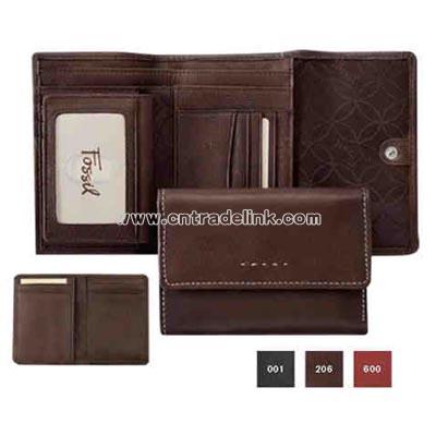 Genuine leather multifunction wallet