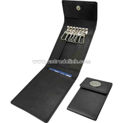 Genuine top grain leather key holder