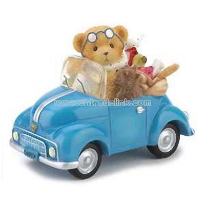 Girl In A Car Figurine