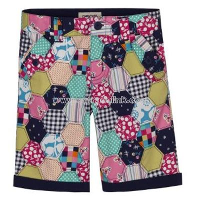 Girls' Twill Short - Print