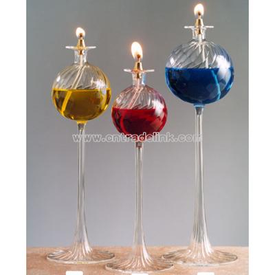 Glass Oil Lamp