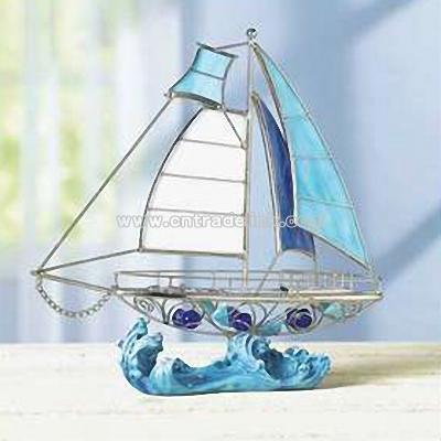 Glass Sailboat