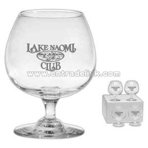 Glass brandy snifter