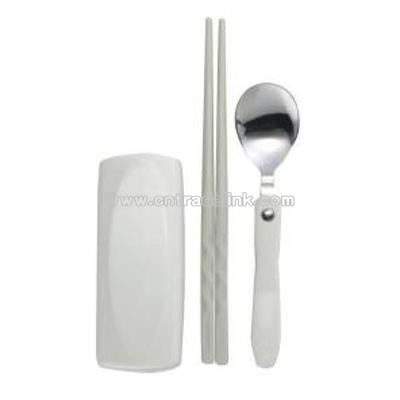 Glasses Case Shape Chopsticks Set