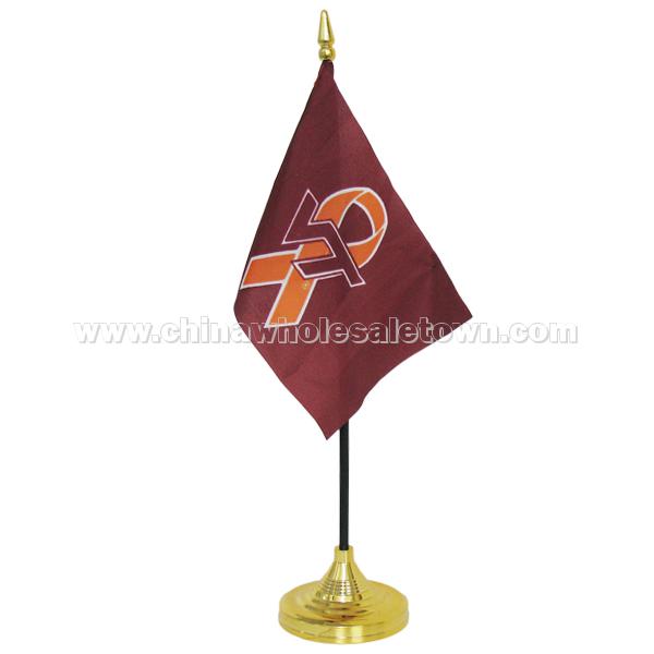 Gold Desk Flag/Table Flag