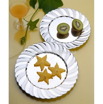 Gold Plastic Plate