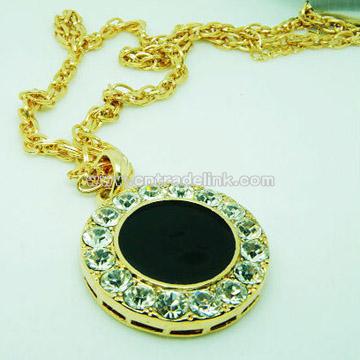 Gold-Plated Crsytal Necklace