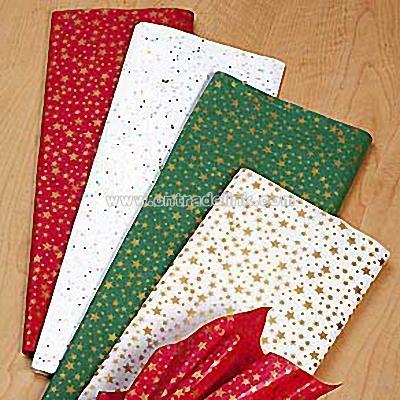 Gold Stars Tissue Paper