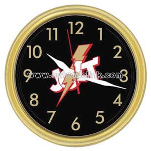 Gold wall clock