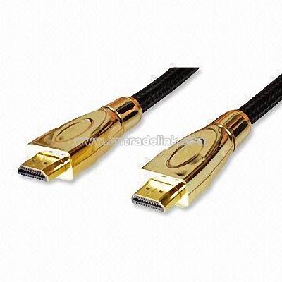 Golden HDMI 19 PIN M/HDMI 19 PIN M Cable