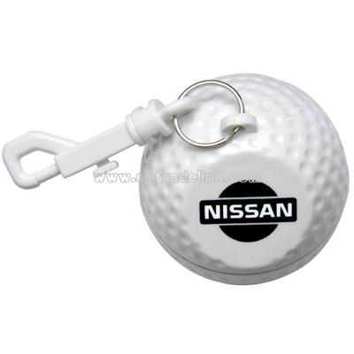 Golf Ball Design Rain Poncho Holder