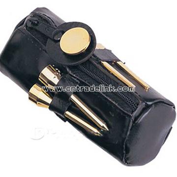 Golf Leather Bag Kit