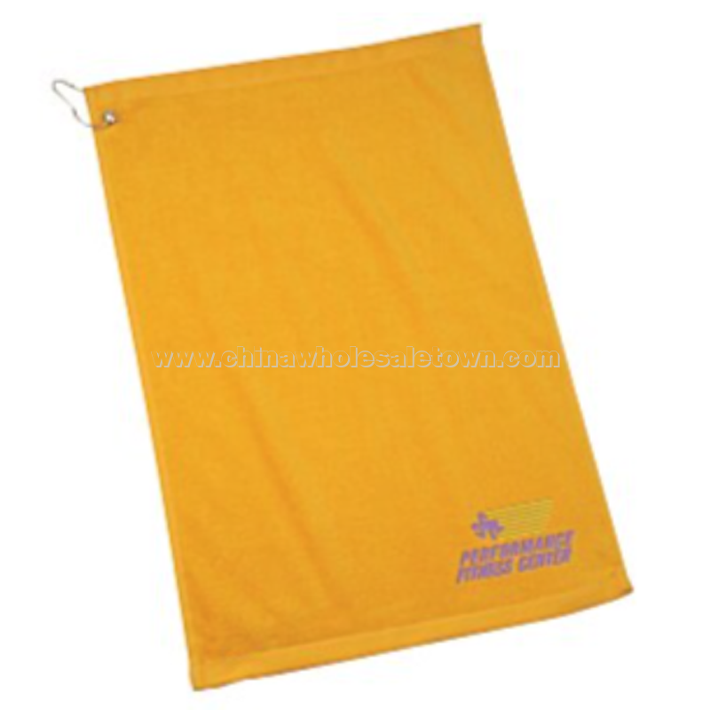 Golf Towel with Grommet and Clip