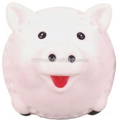 Golf ball shape pig - Hard rubber bank