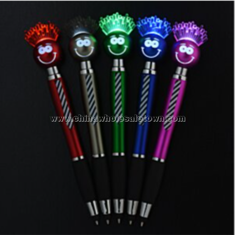 Goofy Guy Light-Up Stylus Twist Pen