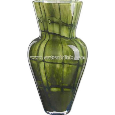 Green - Handmade vase
