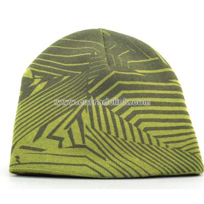 Green Geo Beanie