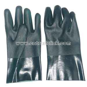 Green PVC Labor Gloves