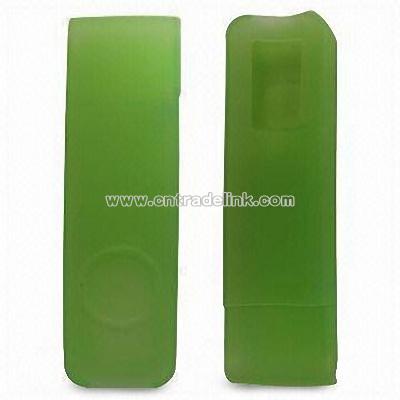 Green Silicone Case Apple iPod Shuffle