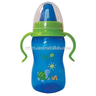 Green Sprouts 8 oz Trainer Bottle-Blue
