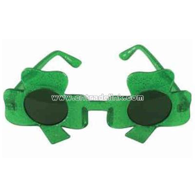 Green beer mug sunglasses